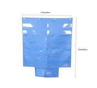 Lurrose Teaching Supplies Mount Black Pocket Chart Classroom Pocket Charts Class Schedule Poster Classroom Resources Cloth