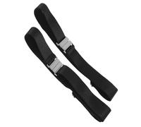 Lurrose Thigh Garter Straps Skin Friendly 2pcs with Adjustable Belt Buckles Black High Elastic Polyester Material and Prevent Slipping Features, for Keeping Socks for Women