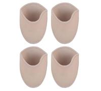 Lurrose Toe Pad Suitable for Shoe Size Adjustment for Ballet 2 Pairs Cushioned Knitted Cloth Half Insoles Curved Design Forefoot Decompression and Wearing Professional Ballet Dancers