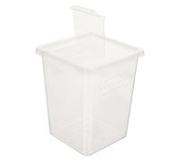 Lurrose Transparent Reptile Feeding Box Insect Breeding Enclosure for Snails Frogs Geckos Tarantulas Small Reptiles and Amphibians Practical Terrarium for Pet Keepers