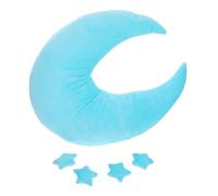 Lurrose Unique Newborn Photo Props Star Moon Pillow Soothing Boy Girl Photo Shoot Accessory Versatile for