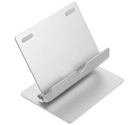 Lurrose Universal Aluminum Alloy Laptop Stand with 360-degree Rotation, Foldable and Stylish Desktop Phone and Tablet Holder for Bed and Desk Use