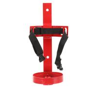 Lurrose Universal Fire Extinguisher Wall Bracket with 1kg Thickened Strap Fire Extinguisher Mounting Holder for Home Office Garage and Vehicle