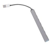 Lurrose USB 7-port Expander Hub High-speed USB 3.0 Multiple Port Adapter Splitter for Laptop Desktop Computer Grey Port Expander Dock for Data Transfer and Peripheral Connectivity