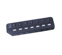 Lurrose USB Hub Ports Docking Station Portable USB Hub Data Dock for Laptop Computer Accessories for Office and Home Use