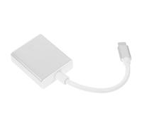 Lurrose USB Type C to Adapter Cable Resolution Compatible with Macbook Pro Air and USB Type C Devices Silver Grey Easy Connection