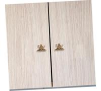 Lurrose Vintage Brass Frog Door Pull Handle Traditional Chinese Style Cabinet Knob for Bedroom Wardrobe Smooth Operation Fortune Bringing Animal Hardware for Home Office Decor