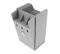 Lurrose Wall Mount Card Holder Rack for Warehouse Inventory Tracking Material Card Organizer for Factory Supermarket Logistics Management
