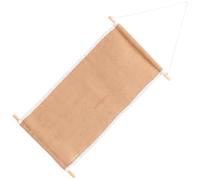 Lurrose Wall-Mounted Jewelry Organizer Rack Burlap Mesh for Necklaces Earrings Bracelets, Decorative Earring Holder and Jewelry Display Stand for Home Storage and Accessories