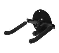 Lurrose Wall-Mounted Trumpet Rack, Black Metal Hook Holder Instrument Stand for Studio Recording and Home Music Space Saving