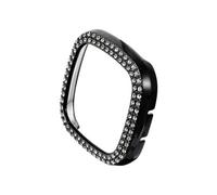 Lurrose Watch Protective Case Watch Edged Cover Tpu Scratch-resistant Fashionable Comfortable 1.57x1.57x0.20 Inch Black Smartwatch Accessory for Versa3 Sense