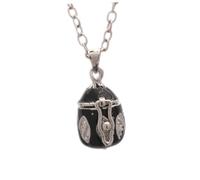 Lurrose Water Drop Ashes Pendant Memorial Necklace, Retro Black Openable Pet Ashes Keepsake Charm for Cat Memorials