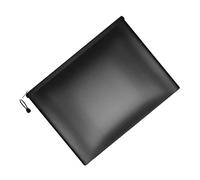 Lurrose Waterproof Fireproof Document Storage Bag 29X20.5Cm Zipper Closure Organizer for Contracts and Files for Office and Home