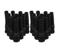 Lurrose Waterproof Nylon Cable Gland Strain Relief Connector for 3-6.5mm Wire 20pcs and Self-Adaptive Clamping Mechanism and Built-in Antikink Guide Channel, Suitable for Industrial