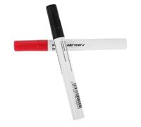 Lurrose Waterproof Permanent Paint Marker Pens Oil Based Permanent Markers Set 2pcs with Plastic Body, Versatile Marking Tool for Writing and Drawing Outdoors for Monument and Stone