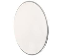 Lurrose White Double-layer Mesh Drum Head Replacement with Aluminum Ring, Enhancing Bass and Lowering Sound, Suitable for Drum Repairers and Beginners in Percussion Practice