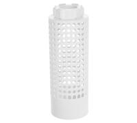 Lurrose White PVC Downspout Accessory with Overflow Round Interface, Resistant to Fade and Ensuring Smooth Water Flow, for Farm and Raised Garden Beds Drainage Tubes