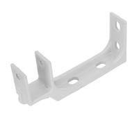 Lurrose White Square Tube Awning Bracket Replacement for Retractable Electric and Manual Sunshade Canopy Mounting Hardware Weather Resistant Wall Support for Outdoor Patio and Garden Use