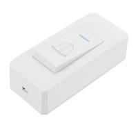 Lurrose Wired Doorbell Push Button Switch with Loud Chime, Surface Mounted Cabinet Light Switch for Home and Office, Traditional Doorbell Cover and Door Push Exit Button