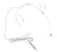 Lurrose Wired Headset Microphone with Flexible Plastic Design Condenser Mic Easy to Carry Vocal Mic Headworn for Singing and Voice Amplifier for Teaching, Lectures, and Graduation Party