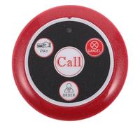 Lurrose Wireless Calling System Call Button - 4-Key Restaurant System with, Cancel, Pay, Order - Table Service Button for Cafe, Bar, Hotel (Without Receiver)