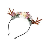 Lurrose Womens Headbands Reindeer Antlers Headband Reindeer Antler Christmas Deer Hairband Christmas Cosplay Party Photo Prop for Women s Holiday