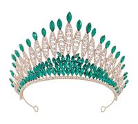 Lurrose Womens Tiara Crown Made of Zinc Alloy and Rhinestone a Unique Design, Comfortable and Light for Multi-occasion Application, Wedding Hair Accessories for Brides and Bridesmaids