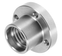 Lurrose Wood Lathe Faceplate 2-inch Steel Chuck Adapter with 1-8 Tpi Threaded Backplate for Woodworking Lathe Accessories