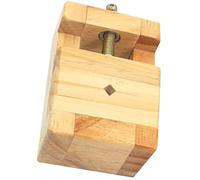 Lurrose Wooden Engraving Clamp Vise Pine Seal Carving Tool Medium Size Woodworking Clamp for Seal Stone Carvers DIY Craft Fixed Platform