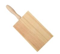Lurrose Wooden Pasta Board for Gnocchi and Garganelli Making, Handmade Pasta Making Tools, Solid Wood Dough Board for Home Kitchen Use