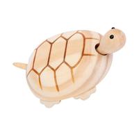 Lurrose Wooden Turtle Craft Imitation Tortoise Handicraft Model for Boys and Girls Home Decor Table Ornament Party Decoration
