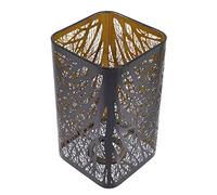 Lurrose Wrought Iron Lampshade Fish Shaped Plates Tall Lampshades Black Metal with Tree Patterns Spider Lamp Shade Small Metal Table Lamp Shades E27 Halloween The Shade