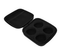 Lurrose Yoyo Organizer Yoyo Accessories Holder Black Cloth Eva Multi-slots Storage Case with Handle Strap Portable Multifunctional Use for Storing Your Collection at Home and Traveling