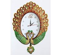 LUSandy DIY 5D Diamond Painting Clock Kits for Adults Two Swan Partial Drill Special Shaped Diamond Art Wall Clock Crystal Rhinestone Diamond Painting by Number Mosaic Art Home Wall Decor