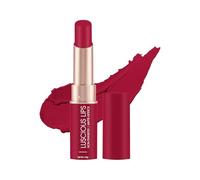 Luscious Lips Non Transfer Creamy Matte Lipstick for Women (01 - Red Aurora, 3.5g) | Highly Pigmented | Smooth Application | Long-Lasting, Waterproof & Smudge-Proof
