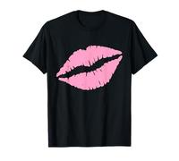 Luscious Pink Kiss Lips Romantic Love T-Shirt