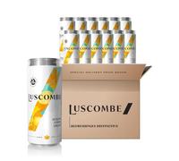 Luscombe - Sicilian Citrus Crush Sparkling Drink - 12x320ml - Mount Etna Oranges & Lemons, Devon Spring Water - Great for Gift Hampers & Gifts for Mum or Dad