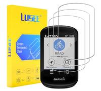 LUSEE Pack of 3 Tempered Glass Screen Protectors for Garmin Edge 830/530 [9H Hard] [HD Clear] [Anti-Scratch] [Anti Fingerprint] 2.5D Screen Protector Film for Garmin Edge 830/530