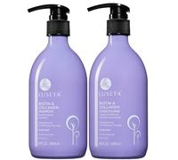 Luseta Biotin Shampoo and Conditioner Set for Hair Growth, Anti-Hair Loss shampoo volume Thickening with Collagen, Sulfate and Paraben free, Argan Oil to Repair Split Dry Hair Salon Quality- 2x500ml