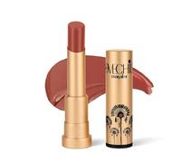 Lush Creme Lipstick (Peach), Moisturizing Satin Finish with Ceramides & Shea Butter, Lightweight, Long-Lasting & Ultra-Smooth, Perfect Shades for Indian Skin Tones, Cotton Fluff 3.5g