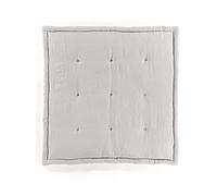 Lush Decor Baby Square with Border Play Mat, 36" x 36", Gray