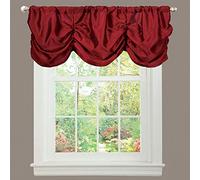 Lush Decor Estate Garden Valance, Red