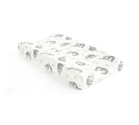 Lush Decor Hygge Sloth Soft & Plush Changing Pad Cover, 32" x 16" x 5", Gray