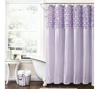 Lush Decor Lillian Shower Curtain, 72" x 72", Lilac