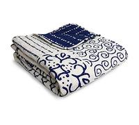 Lush Decor Monique Throw, 50 x 60, Blue, 50 by 60-Inch