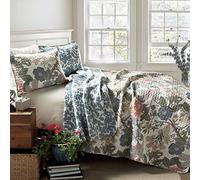 Lush Decor Reversible Bedding (Full/Queen), Leaf Print