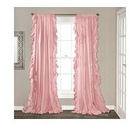 Lush Decor Reyna Window Curtain Panels Pink Set 54x84