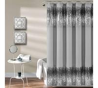 Lush Decor Shimmer Sequins Shower Curtain