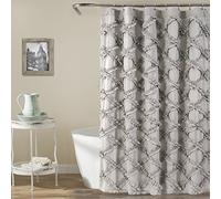Lush Decor Shower Curtain, Gray, 72" W x 72" L (Pack of 1)