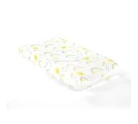Lush Decor Sunshine Rainbow Soft Plush Changing Pad Cover, 32" x 16", Yellow